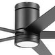 preview thumbnail 13 of 41, 52" Honeywell Graceshire Contemporary Ceiling Fan with Color Changing LED Light, Remote Control, Flush Mount, Dual Finish Blades