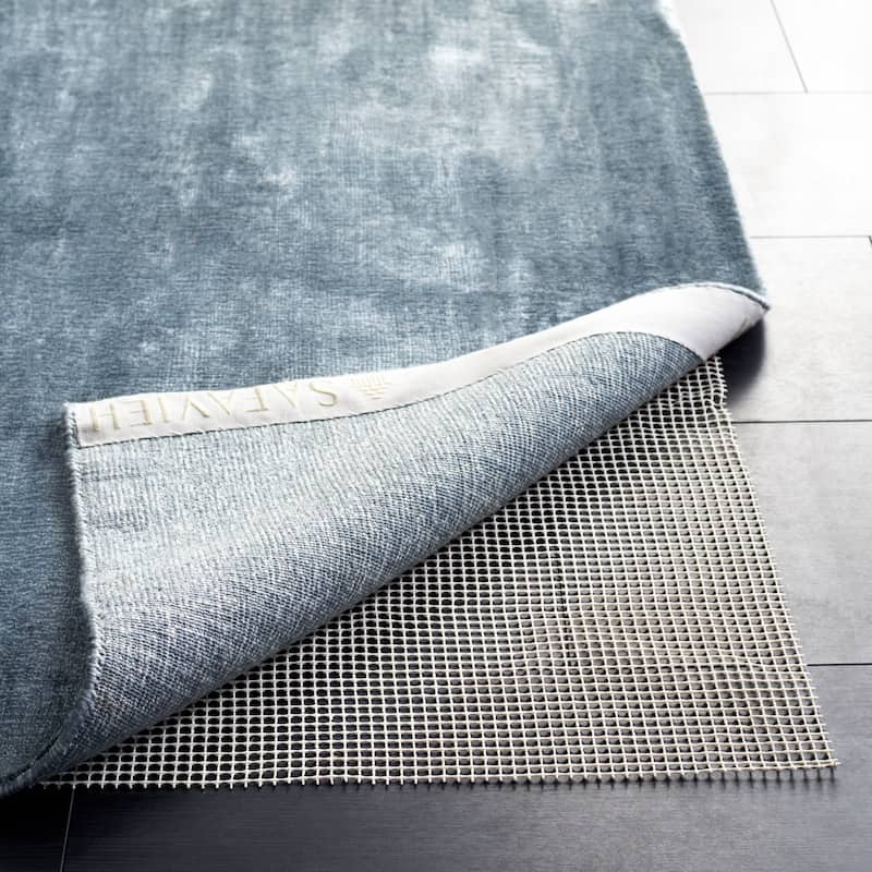 SAFAVIEH Grip Rug Pad 1/8" with Open Weave Grid Pattern - Slip Resistant & Trim-to-Fit - Creme