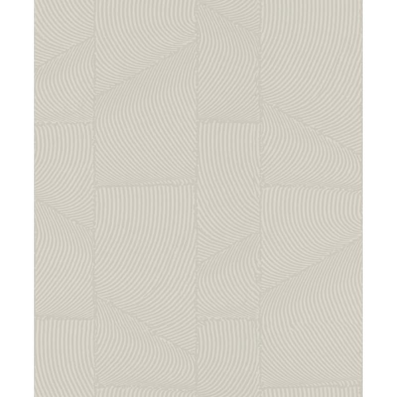 Galerie Wallcoverings Terra Collection Abstract Stone Glitter Finish Clay on Non-woven Wallpapr Roll - 33-feet long x 21-inches wide - Silver