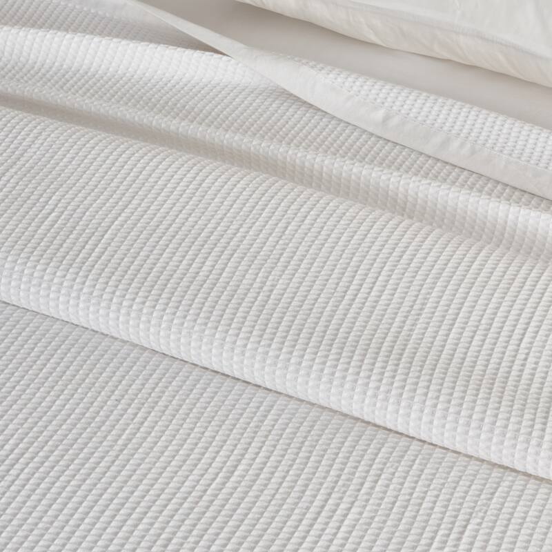 Luxurious Cotton Super Soft Waffle Weave Knit Blanket