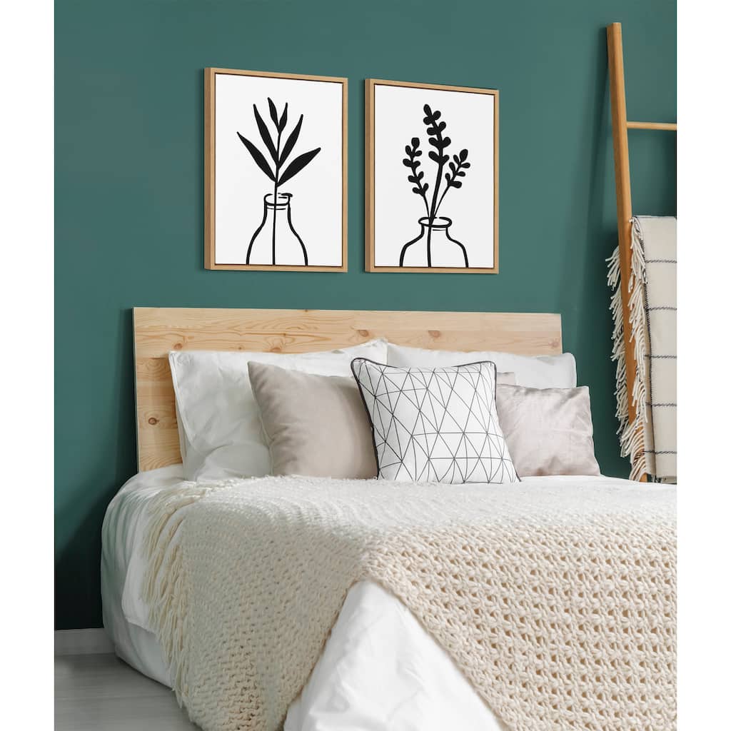 Kate and Laurel Sylvie Botanical Set by The Creative Bunch Studio - Natural