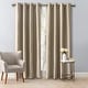 preview thumbnail 4 of 18, Ultimate Black Out Grommet Curtain Pair 56 x 72 - Putty