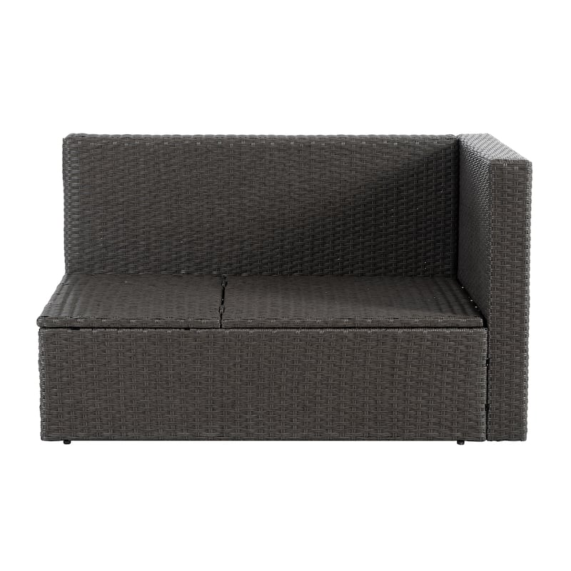 Seasonal PE Outdoor Wicker Furniture,7 PCS Set