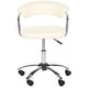 preview thumbnail 2 of 4, Silver Orchid Kelly Cream Desk Chair - 20.7" x 20.9" x 27"