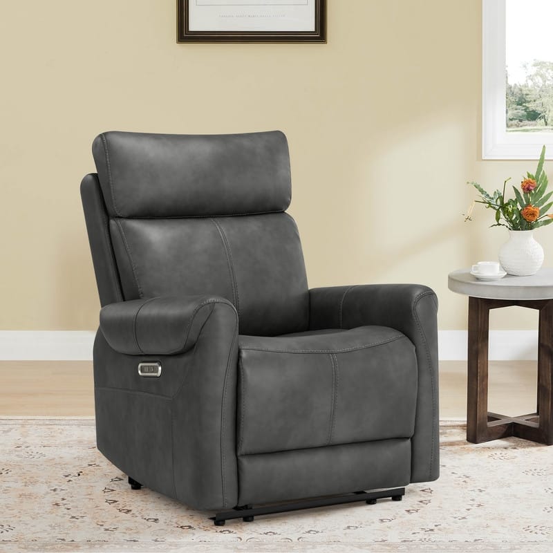 Spruce & Spring Margot Wall Hugger Power Recliner with USB Ports