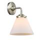 Option Brushed Satin Nickel / Matte White Cased