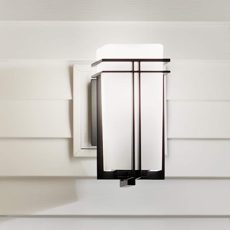 Kichler Lighting Tremillo Collection 1-light Black Outdoor Wall Lantern