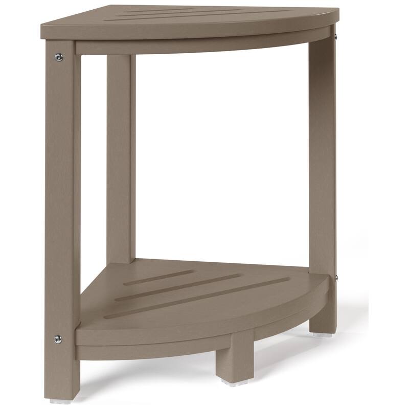 Anapolis Poly Corner Shower Bench