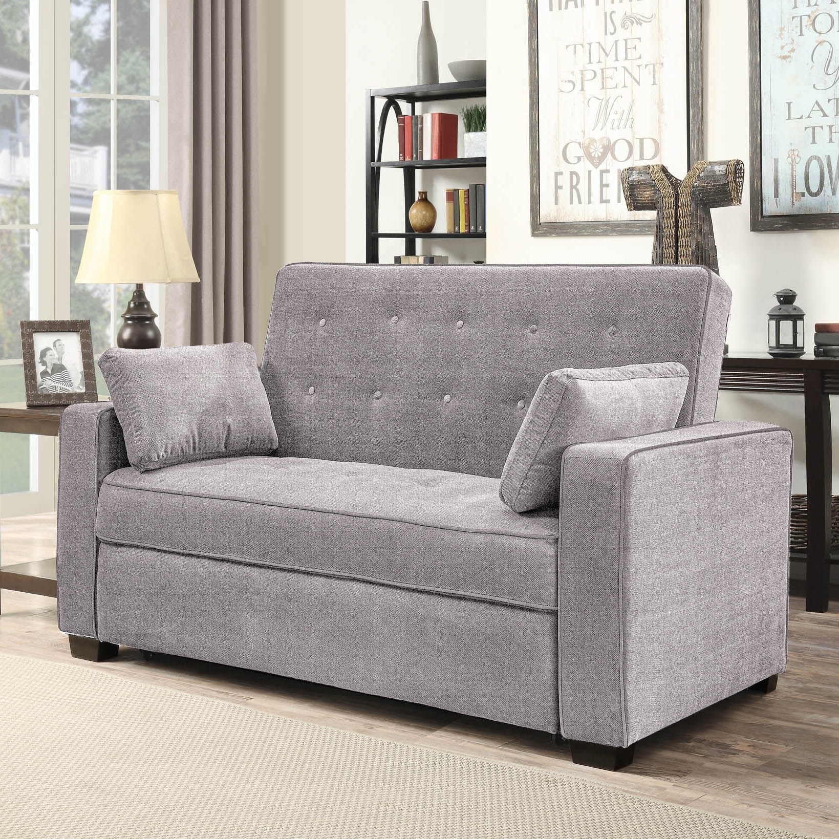 Serta convertible store loveseat