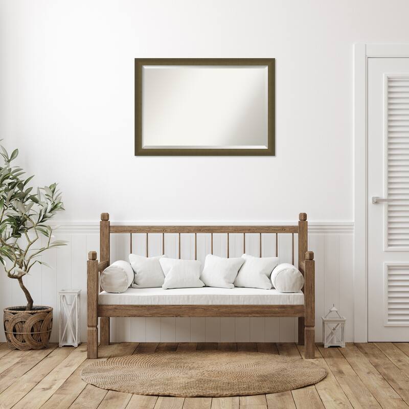 Blaine Narrow Beveled Framed Wall Mirror