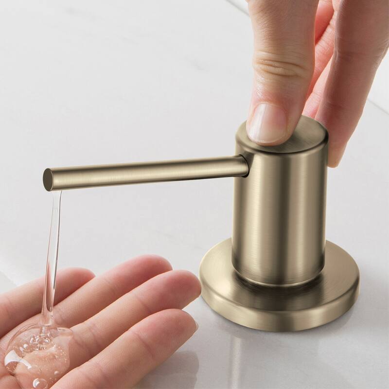 Kraus Kitchen Soap and Lotion Dispenser - Spot Free Antique Champagne Bronze