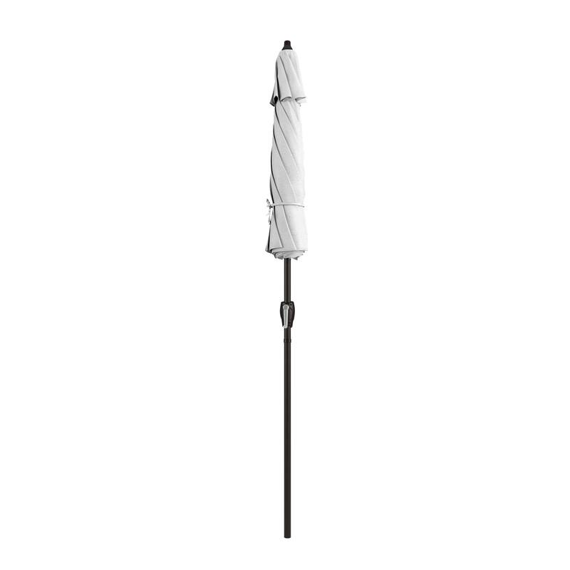 North Bend 7.5 Crank Lift Auto Tilt Patio Umbrella with Outdoor Rated Olefin Fabric by Havenside Home