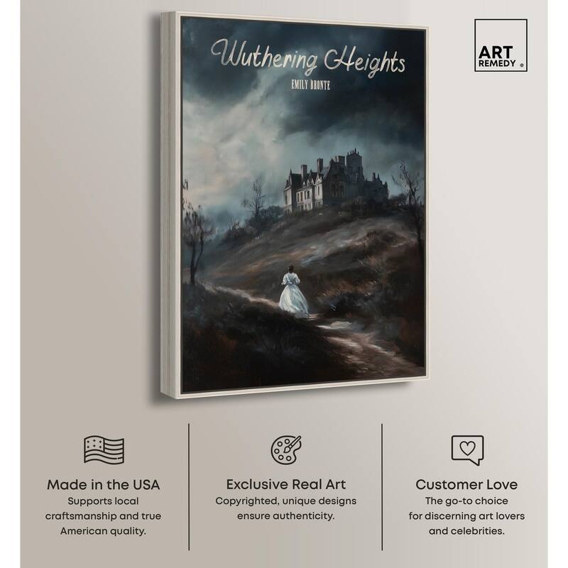 Wuthering Heights Cover Canvas by Art Remedy