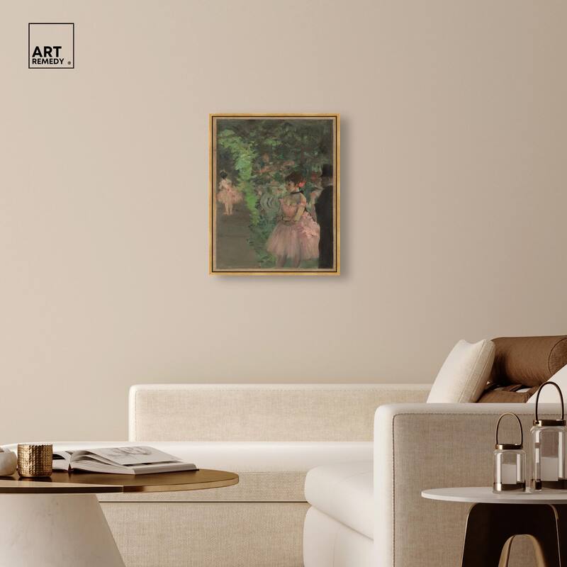 Dancers Backstage Canvas by Art Remedy