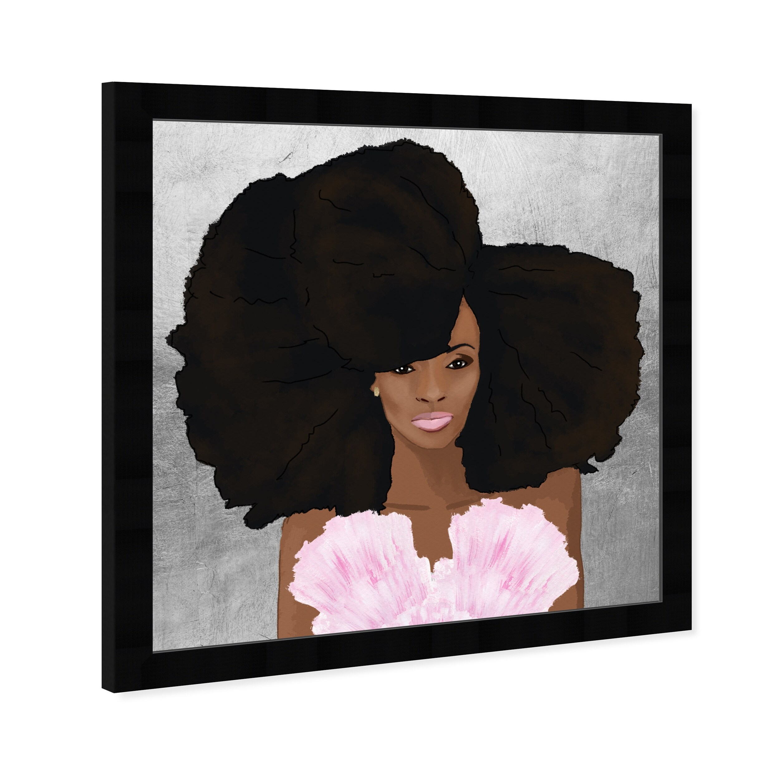 Oliver Gal Hair And Makeup Fashion And Glam Framed Wall Art Prints Portraits Brown Pink Overstock