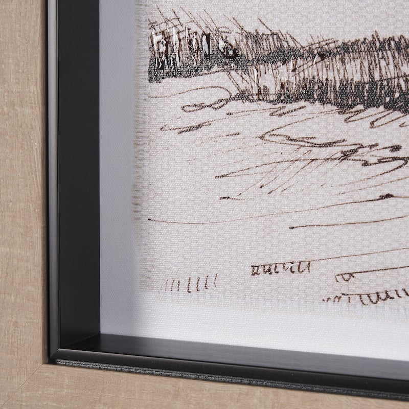 On the Shore I Framed Art Print