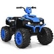 preview thumbnail 6 of 80, Costway 12V Kids 4-Wheeler ATV Quad Ride On Car w/ LED Lights Music - 42''x25.5''x29''(LxWxH) Blue & Black