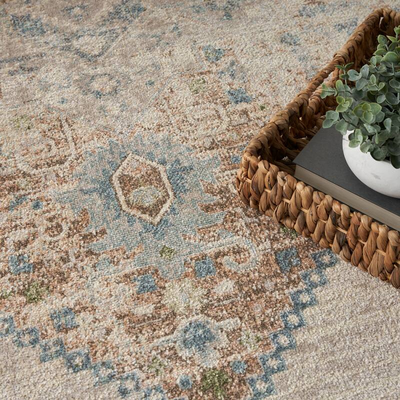 Nourison Astra Machine Washable Persian Area Rug