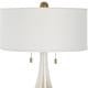 preview thumbnail 6 of 5, Uttermost Cardoni Bronze Glass Table Lamp - 32H, Shade 8H x 18 Dia in.