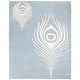 preview thumbnail 41 of 60, SAFAVIEH Handmade Soho Simi Peacock Feather N.Z. Wool Rug