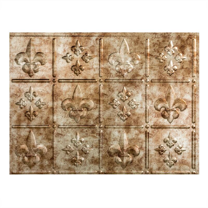 FASÄDE Fleur de Lis Decorative Vinyl Backsplash Panel