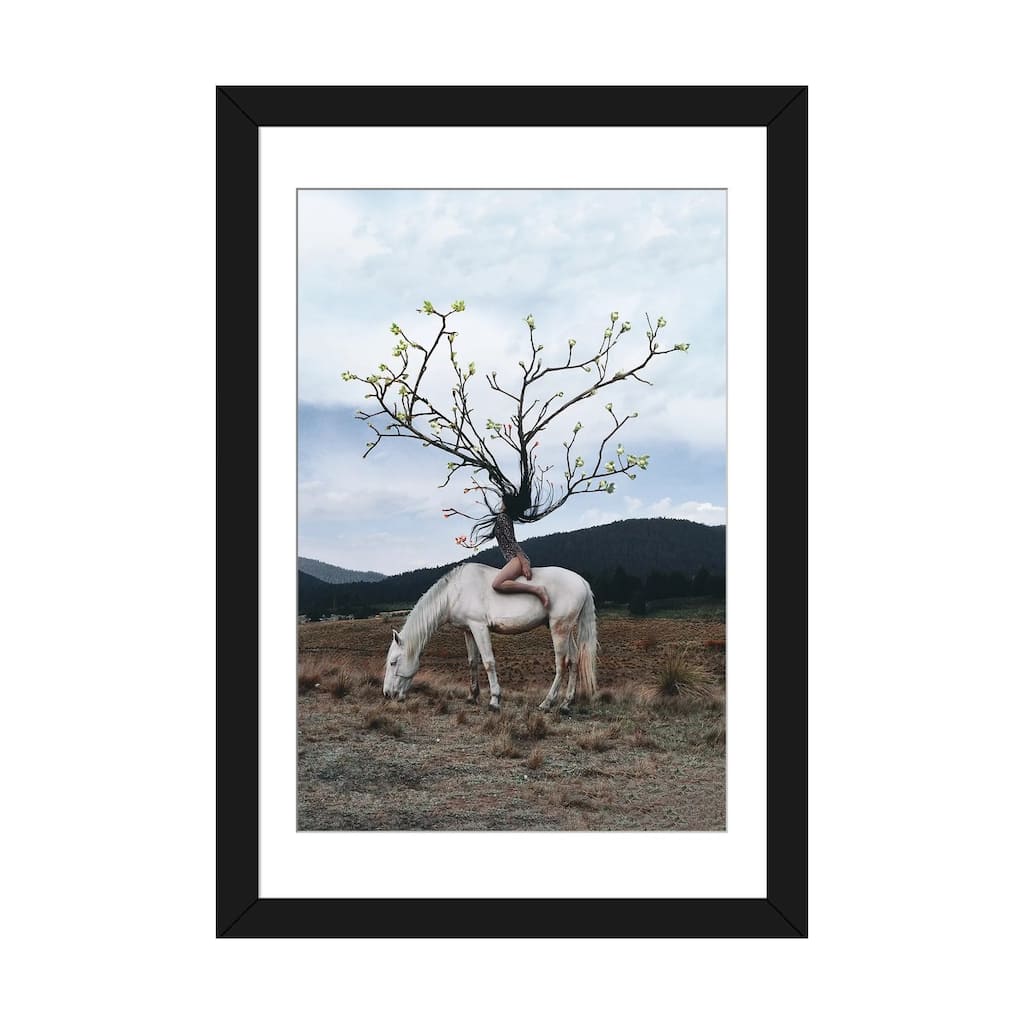 iCanvas "Tree-Hair Girl" by Gabriel Avram