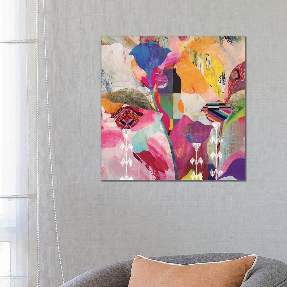 iCanvas "Leave Dem Alone Floral" by Nikki Chu Canvas Print