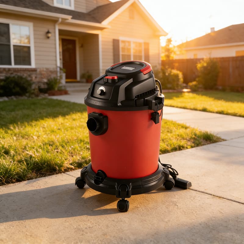 Wet Dry Vac, 5 Gallon,4.3 Peak HP, 3 in 1 Shop Vacuum with Blowing Function, Wet/Dry Vacuum to Clean Floor - Plastic