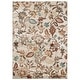 preview thumbnail 2 of 32, Beige Multi Vine Floral Stylish and Durable Area Rug