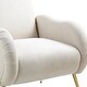 preview thumbnail 28 of 30, Accent Chair With Metal Gold Legs, Snowflake fabric Armchair,Single Sofa Chair for Living Room Bedroom, Dining Room