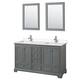 Option Dark Gray / Carrara Cultured Marble Top / Polished