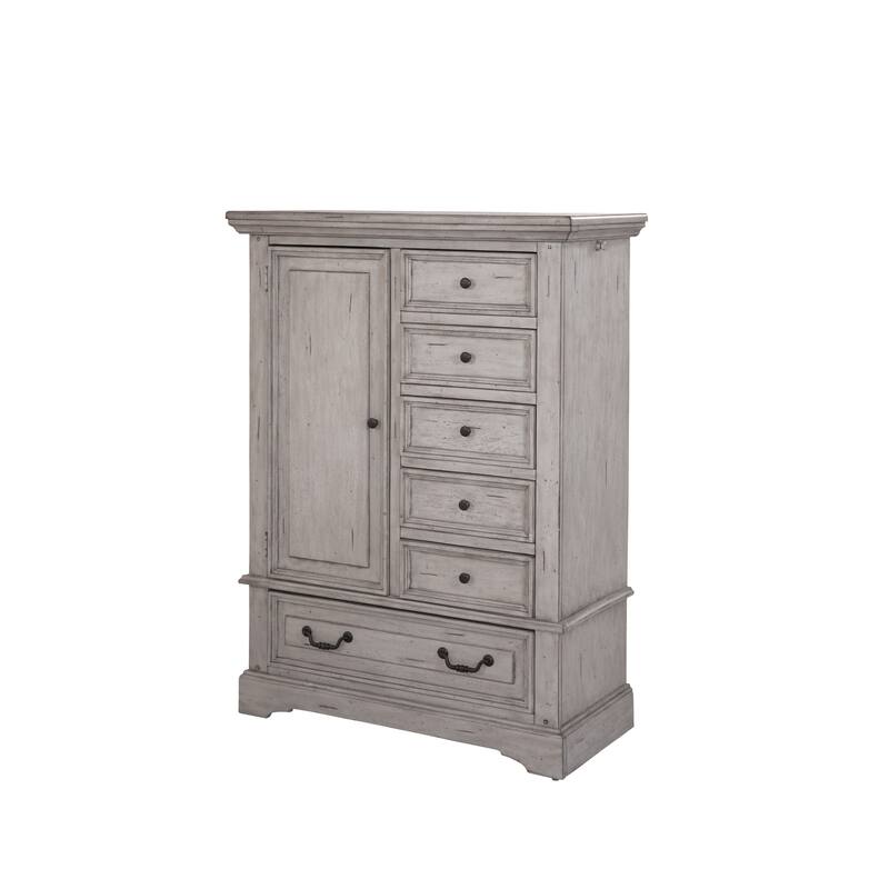 Lakewood Antique Finish Gentleman's Drawer Chest
