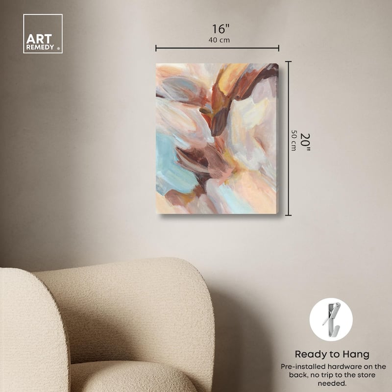 Layers of Colors II Canvas by Art Remedy, Gallery Wrapped