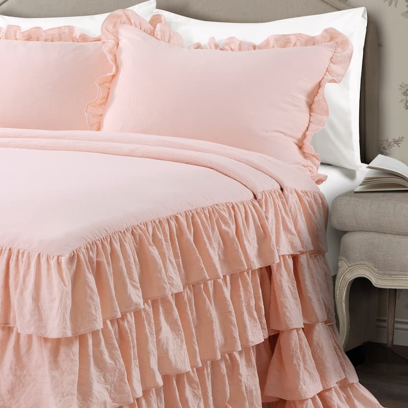 The Gray Barn Molly Mae Ruffle Skirt Bedspread Set
