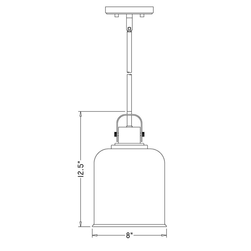 Bellevue ZP95949 Milzie 8" Wide Mini Pendant