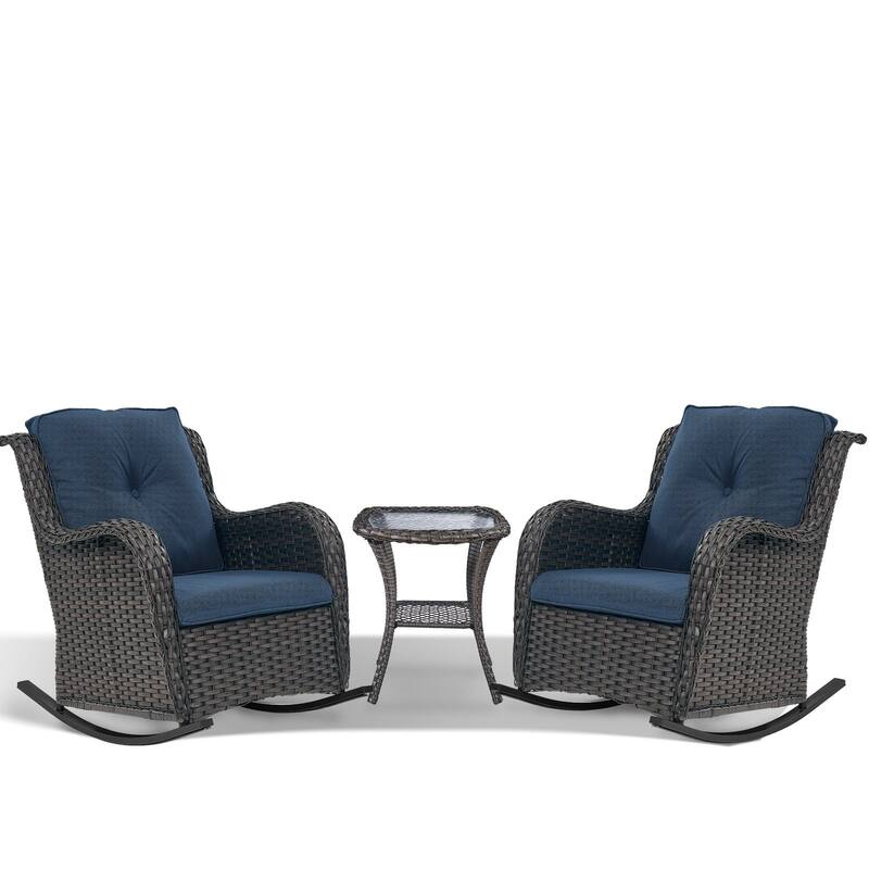 Outdoor Rocking Chair Rattan Rocker Chairs