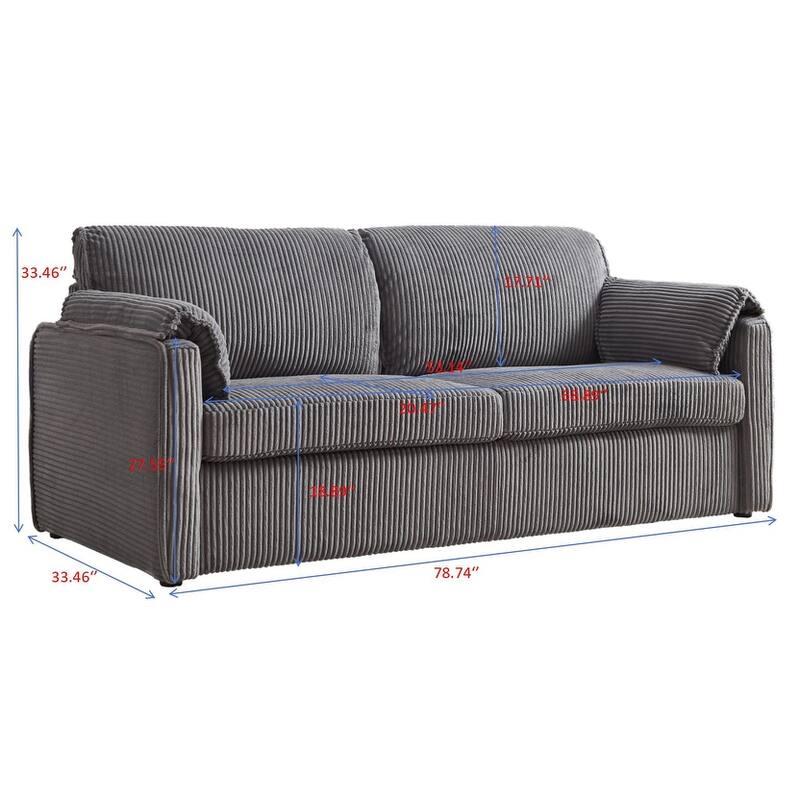 Luxury Sleeper Sofa Bed with Soft Cushion - Ultimate Comfort for Your Home