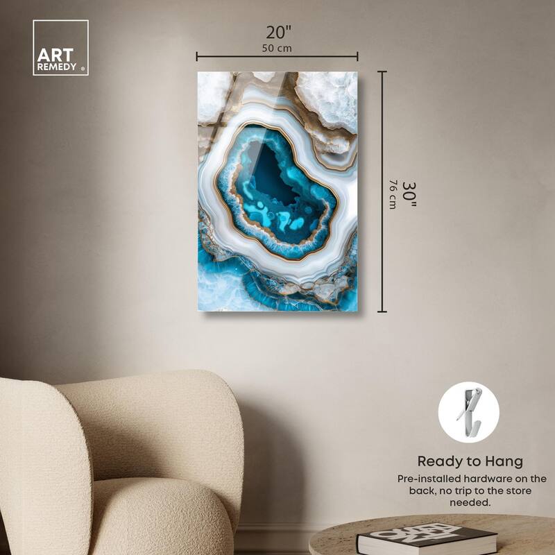 Gilded Geode Eye III Acrylic by Art Remedy, Ready to Hang