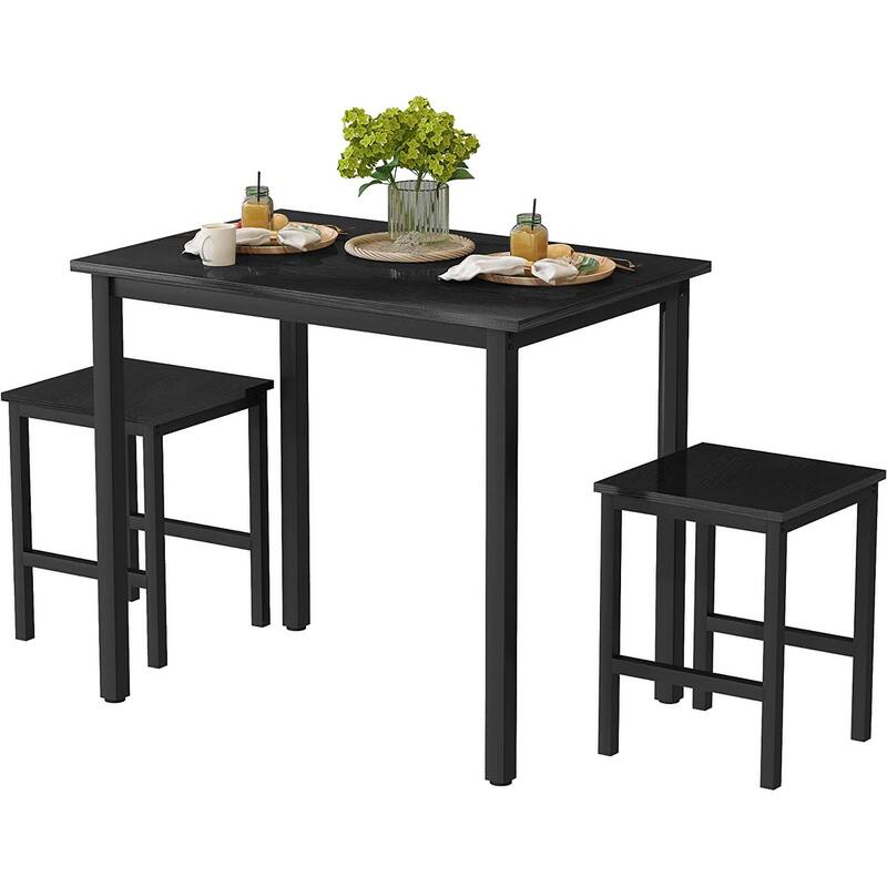 Small Dining Table Set for 2, Home Kitchen Furniture Perfect Choice, Compact and Durable, Easy Assembly