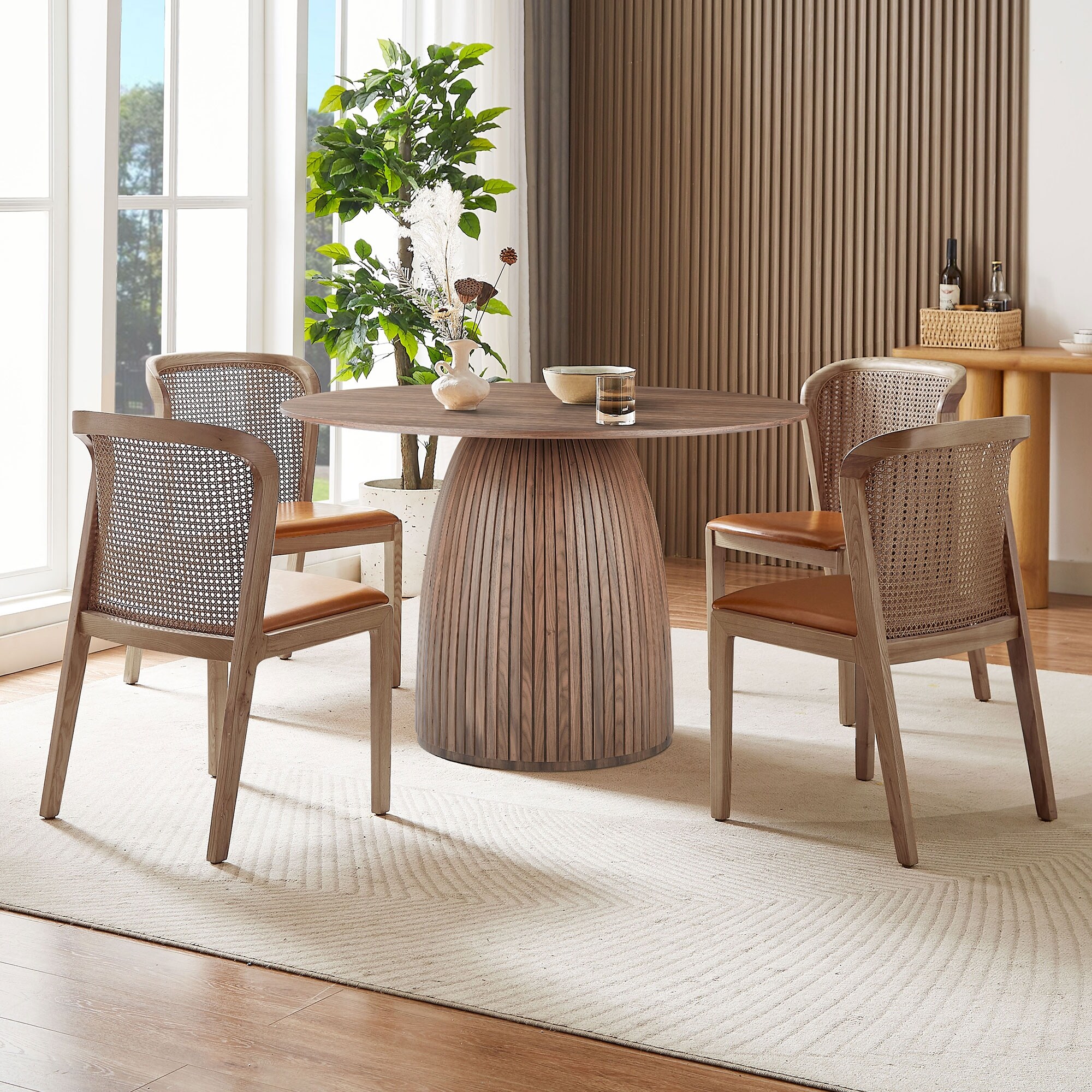 Round Dining Table Kitchen Table Small Space Dining Table