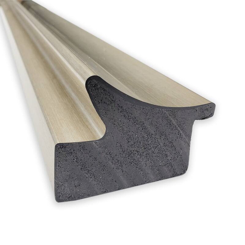 Non-Beveled Full Length On The Door Mirror - Imperial Frame - Outer Size: 19 x 53 in