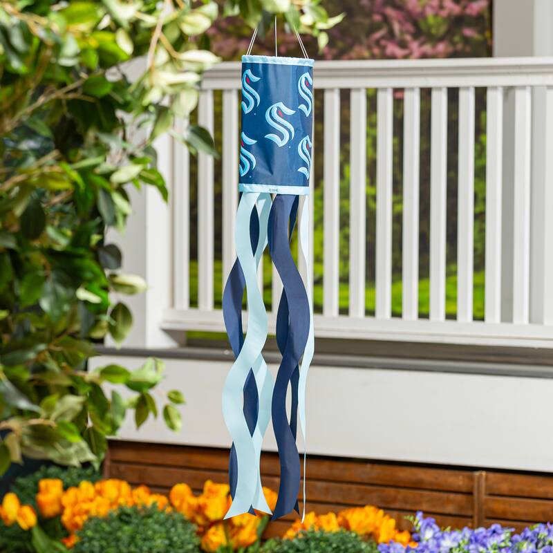 40" NHL Team Sublimated Fabric Windsock - Kraken