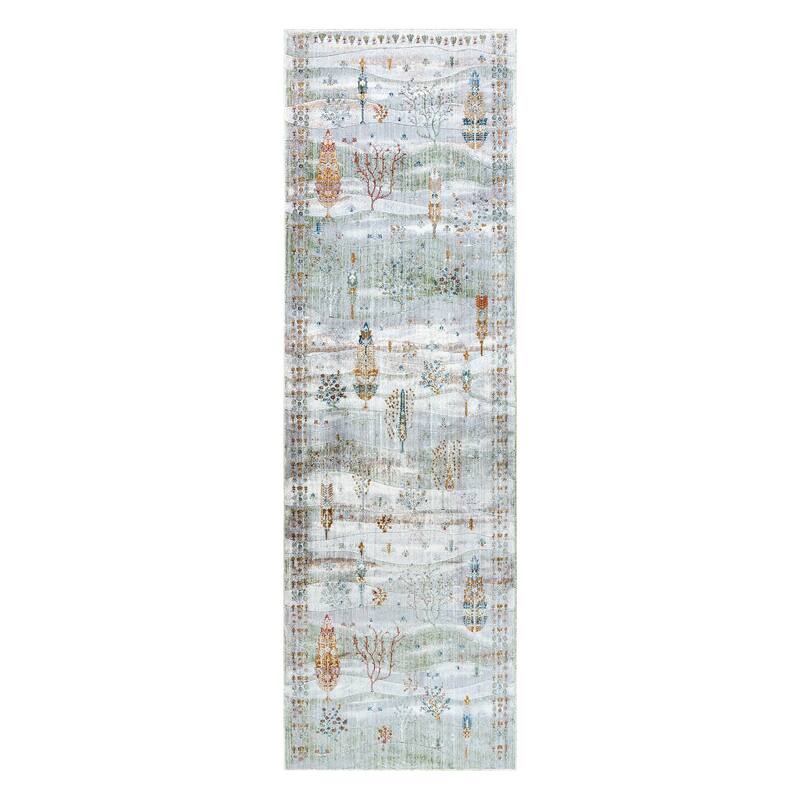 Gertmenian Florance Opulent Traditional/ Modern/ Casual Viscose Acrylic Woven Indoor Quality Area Rug Collection - 2' 7" x 8' - Olea - Runner