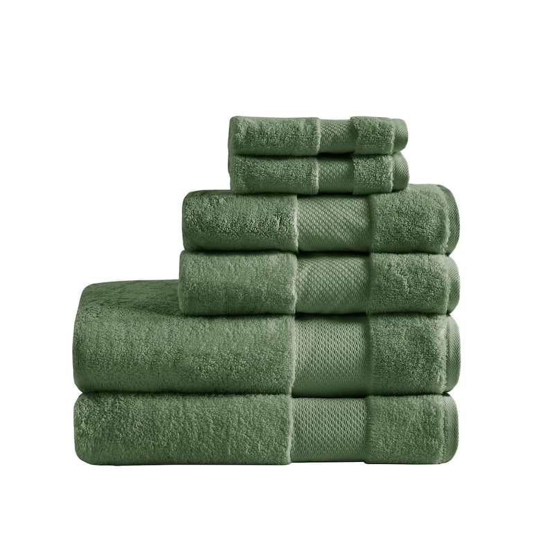 Madison Park Signature Turkish Cotton 6-piece Bath Towel Set