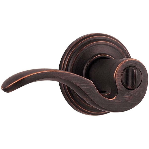 Kwikset 730BRL Bronze Signature Series Brooklane Privacy Door Leverset