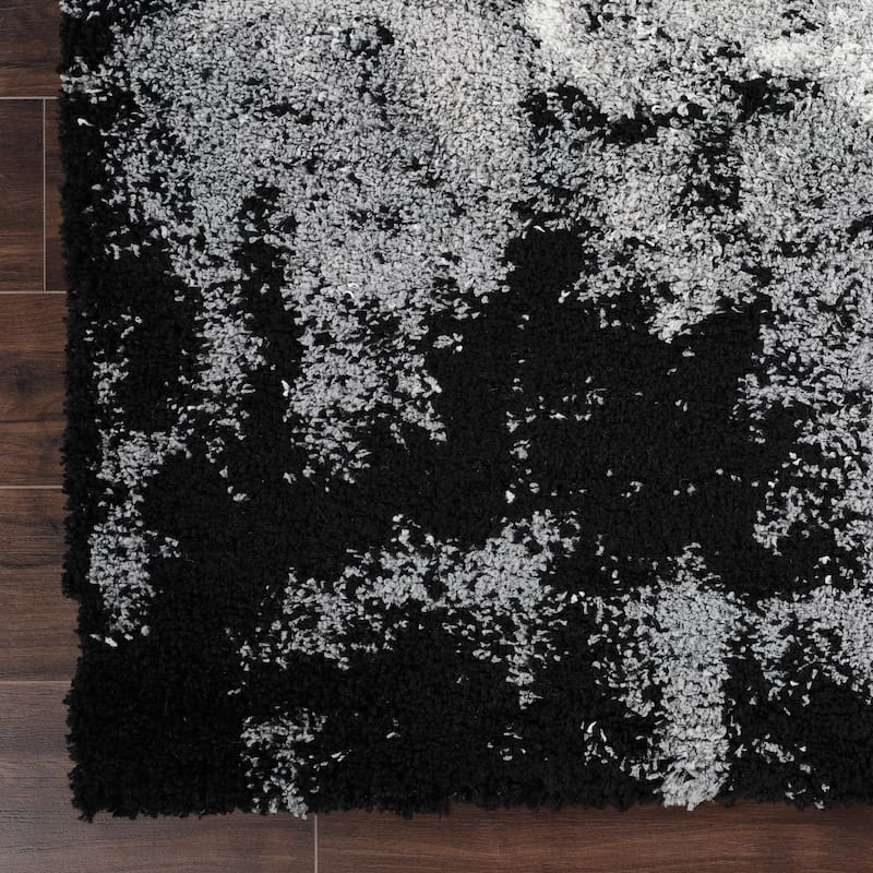 Noori Rug Lux Clark Abstract Modern 2-inch Thick Shag Rug