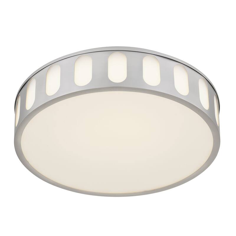 Bantom 15" Brushed Nickel LED Flush Mount Ceiling Light