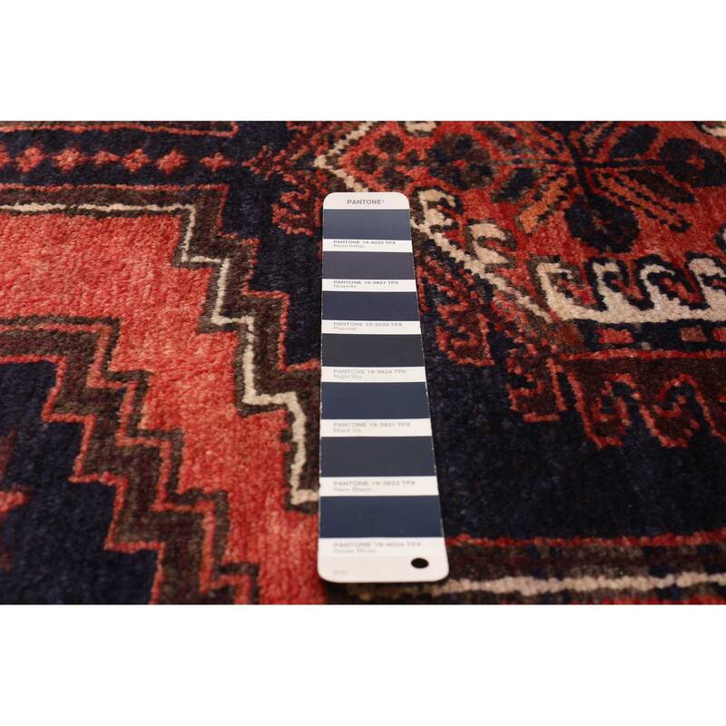 ECARPETGALLERY Hand-knotted Anadol Navy Wool Rug - 3'7 x 9'5