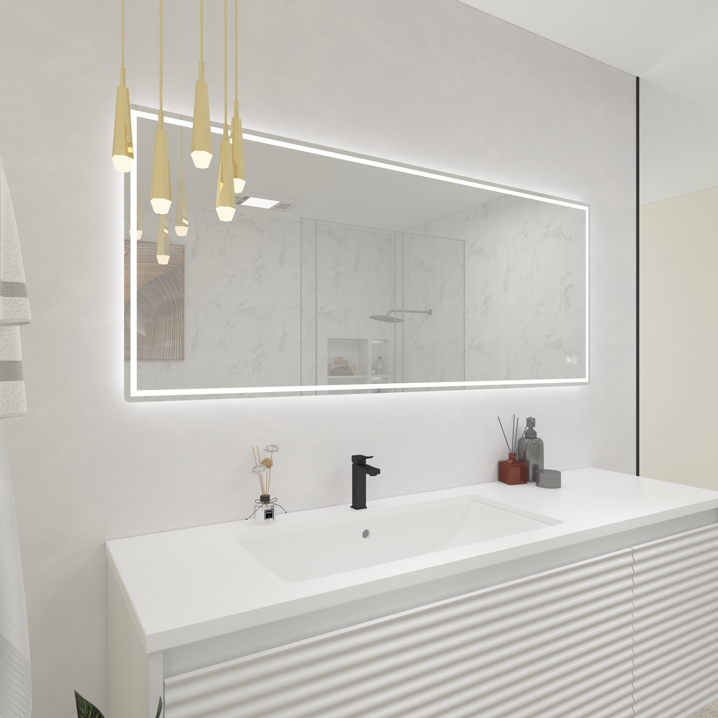 Makeup vanity mirror with lights for 2025 sale