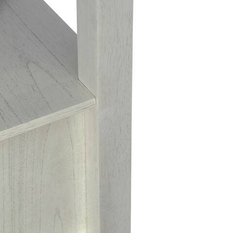 Brook Bay Textured White Carbon Gray Sideboard